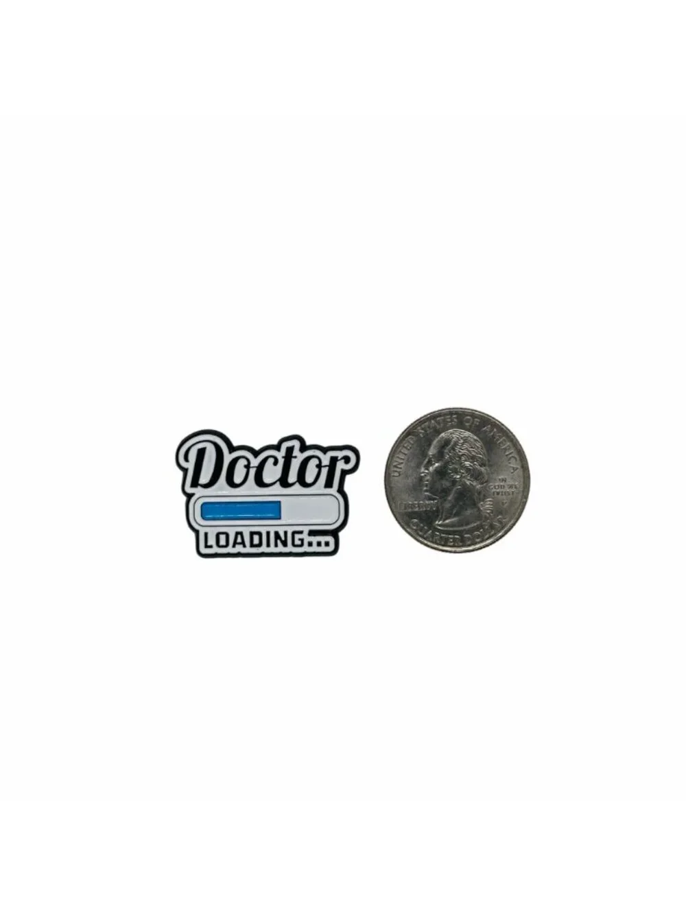 ❤️New Oz Enamel Pin Doctor Loading... Medical Themed Brooch White medical gift